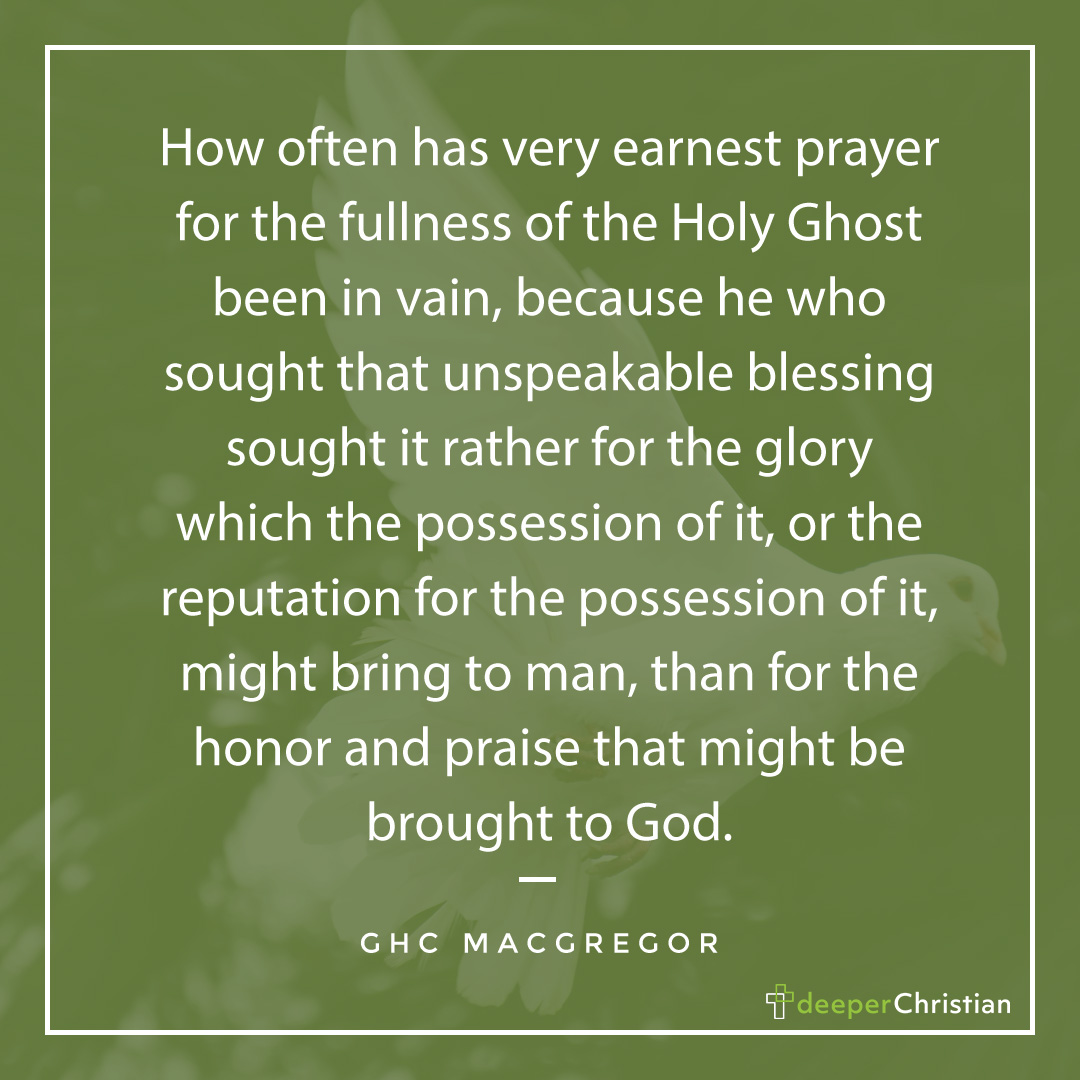 Are You Seeking Your Blessing or God’s Praise? – GHC Macgregor | Deeper ...