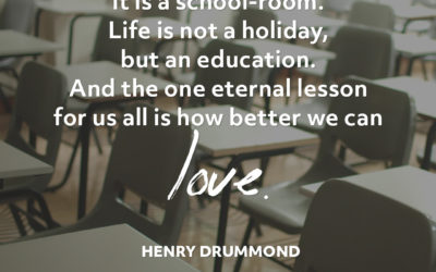 One Eternal Lesson for Us All – Henry Drummond