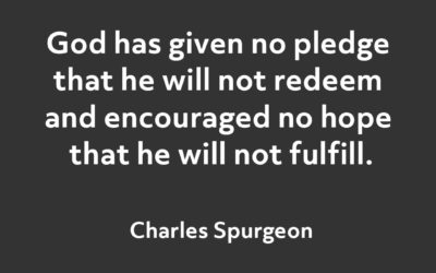 God is Faithful – Charles Spurgeon