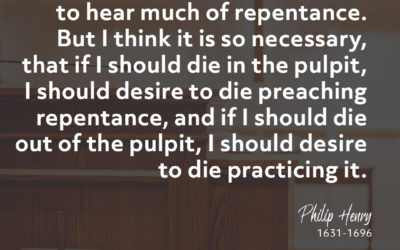 Repentance – Philip Henry