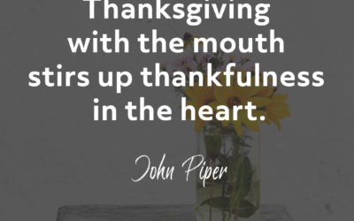 Thanksgiving – John Piper