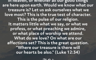 Where is our Treasure? – JC Ryle