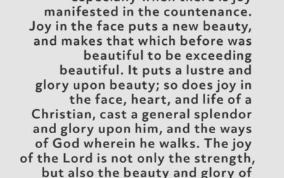 Joy is the Beauty of Christians – Thomas Brooks