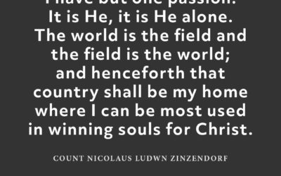 Jesus and Jesus Alone – Count Zinzendorf