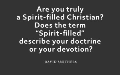 Doctrine or Devotion? – David Smithers