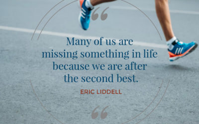 Going after second best – Eric Liddell