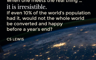 Holiness would transform the world – CS Lewis