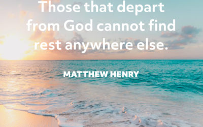 Find Rest in God – Matthew Henry