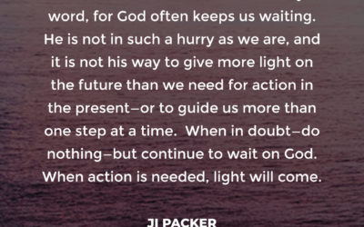 Wait on God – JI Packer