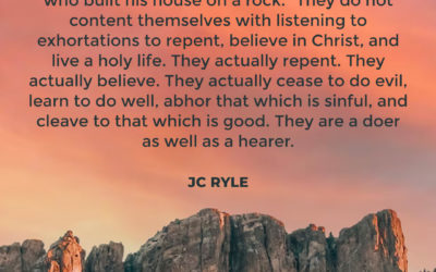 Actually Living the Christian Life – JC Ryle