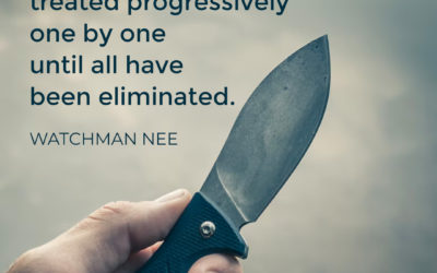 Sin must be eliminated – Watchman Nee