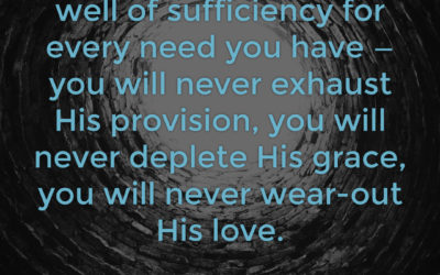 Jesus is sufficient for all you need – Dustin Benge