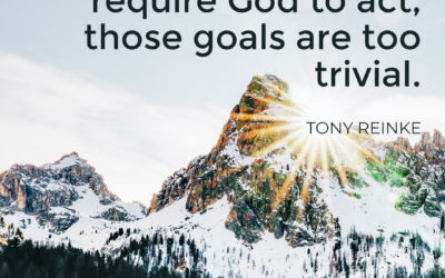 Your goals are too small – Tony Reinke