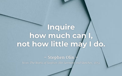 How much can I do? – Stephen Olin