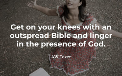 Linger in the Presence of God – AW Tozer