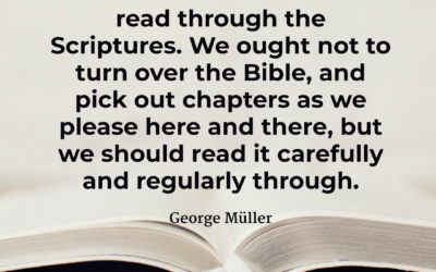 Read Through the Bible – George Müller