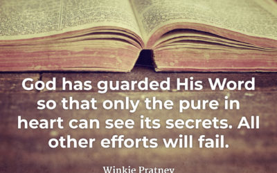 How to see the secrets of Scripture – Winkie Pratney