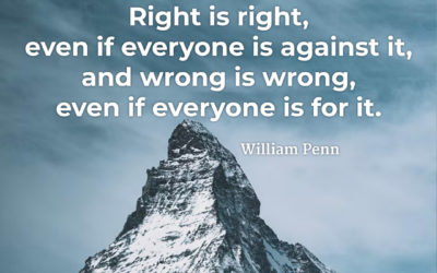 Right and Wrong – William Penn