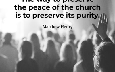 How to Preserve the Peace – Matthew Henry