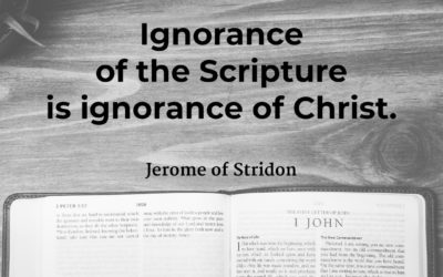 Ignorance of Scripture – Jerome of Stridon