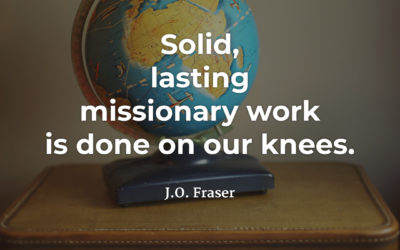 Lasting Missionary Work – JO Fraser