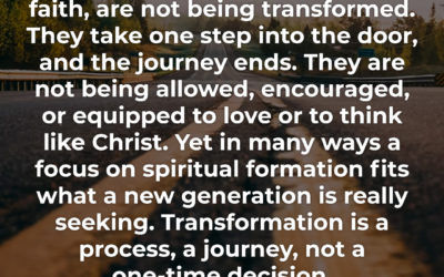 Transformation is a process – David Kinnaman