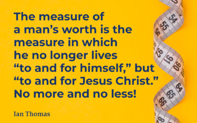 Measurement of a Man – Ian Thomas