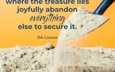 Where the treasure lies – DA Carson