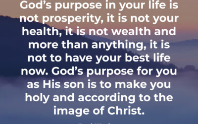 God’s purpose for you – Paul Washer