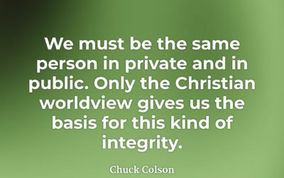 Integrity – Chuck Colson