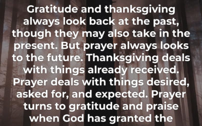 Gratitude and Thanksgiving – EM Bounds
