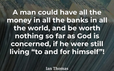 Rich and selfish – Ian Thomas