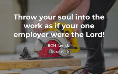 Work Ethic – RCH Lenski