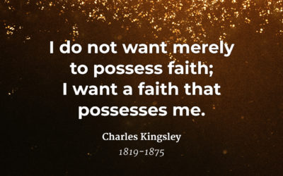 Faith – Charles Kingsley