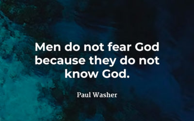 Fear of the Lord – Paul Washer