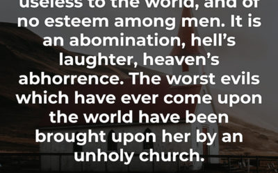 Unholy Church – Charles Spurgeon