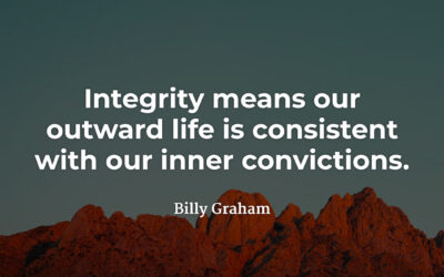 Integrity – Billy Graham