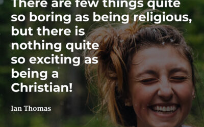 Religious vs Christian – Ian Thomas