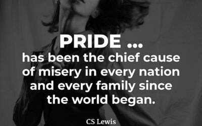 Pride, the cause of misery – CS Lewis