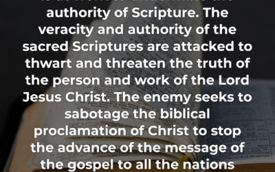 Undermining the authority of Scripture – HB Charles Jr.