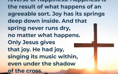 Joy is distinctly a Christian thing – SD Gordon
