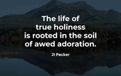 The soil of awed adoration – JI Packer