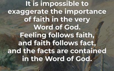 Faith follows fact – J. Edwin Orr