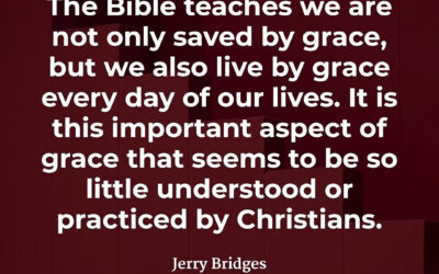 The Importance of Grace – Jerry Bridges