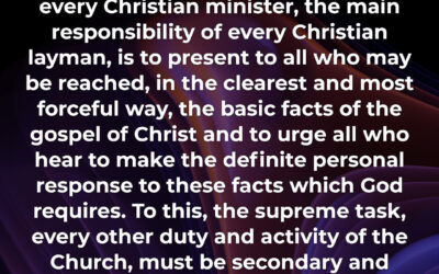 The primary purpose of every true church and Christian – Derek Prince