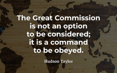 The Command to be Obeyed – Hudson Taylor