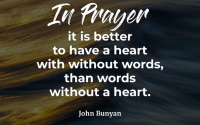 Heart and Words in Prayer – John Bunyan