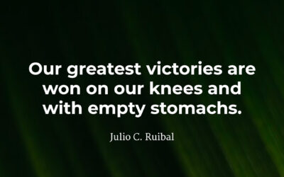 Fasting and Prayer – Julio C. Ruibal