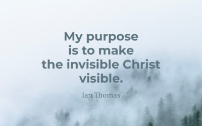 The purpose of my life – Ian Thomas