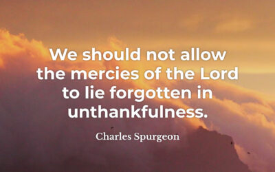Don’t forget – Charles Spurgeon